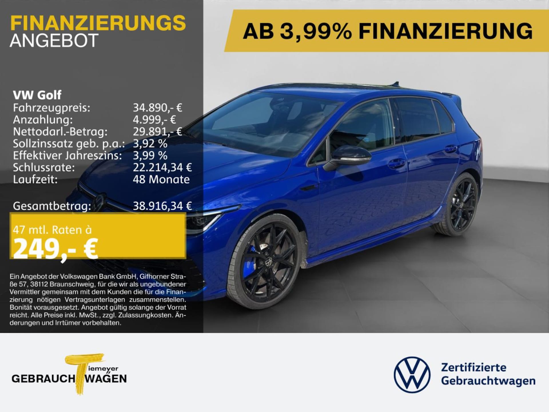 Volkswagen Golf R 20 Years