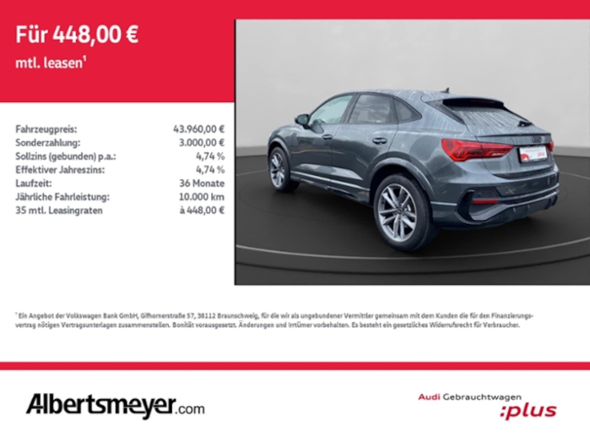 Audi Q3 Sportback S line