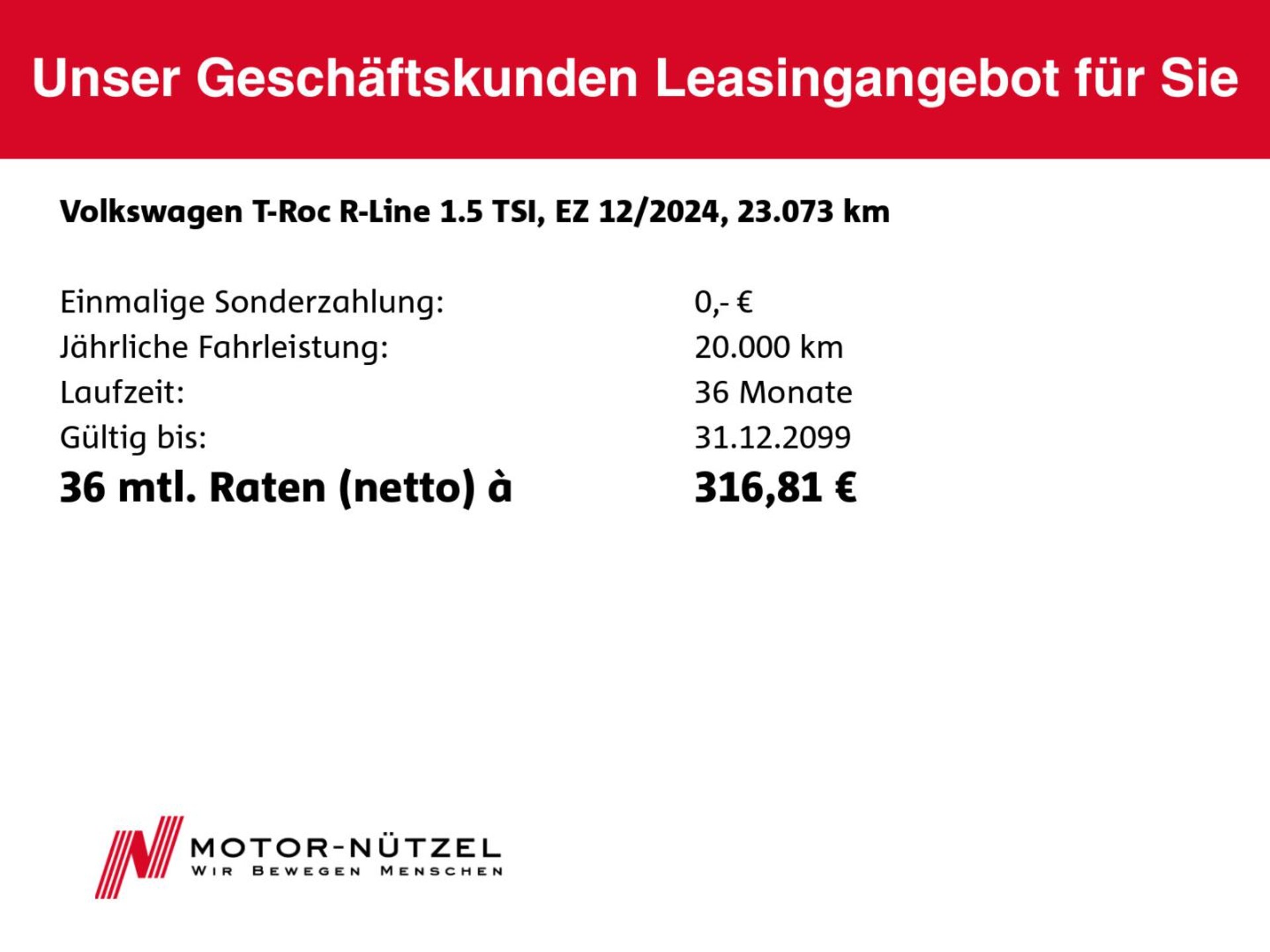 Volkswagen T-Roc R-Line