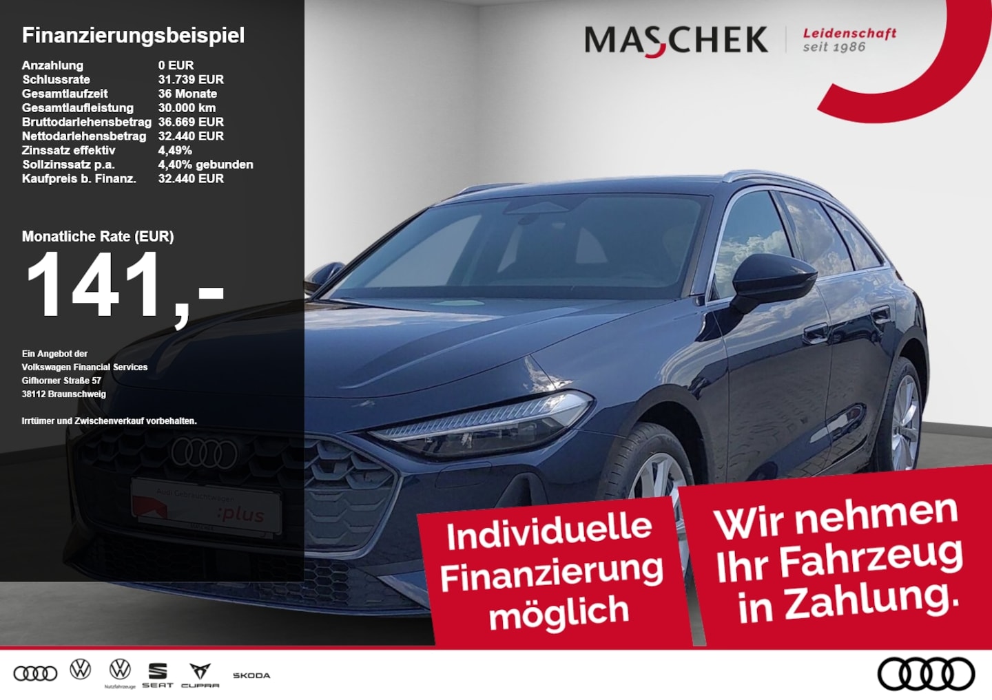 Bild über Audi A5 Avant TDI 150 kW S tronic - für weitere Informationen kontaktieren Sie den Audi Partner