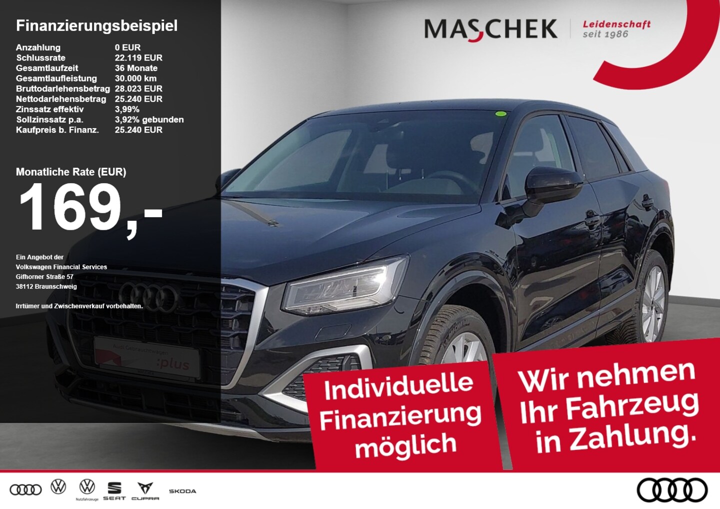 Bild über Audi Q2 advanced 35 TDI S tronic - für weitere Informationen kontaktieren Sie den Audi Partner