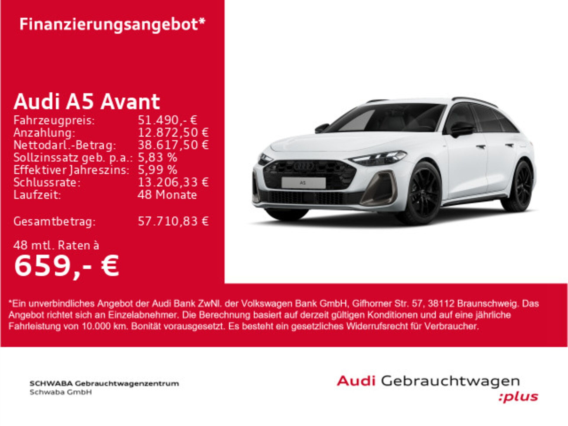Audi A5 Avant e-hybrid edition one