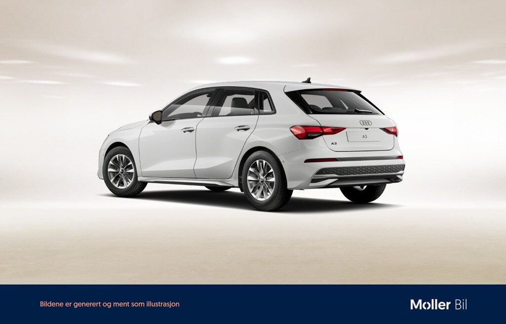 Bild som visar&nbsp;Audi A3 Sportback&nbsp;A3 Sportback TFSI Proline 110 kW S tronic - för mer information kontakta din Audi Partner