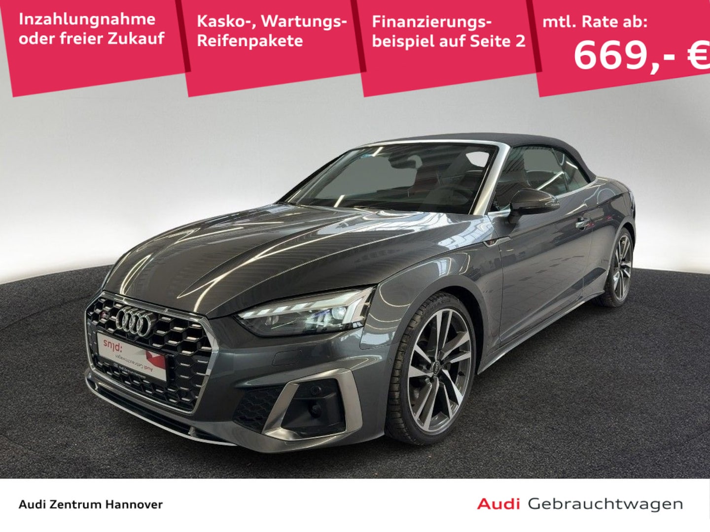 Bild über Audi S5 Cabriolet TFSI quattro tiptronic - für weitere Informationen kontaktieren Sie den Audi Partner
