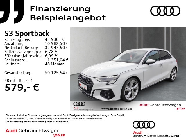 Audi S3 Sportback TFSI Quattro S Tronic -  - Joinsteer - #1
