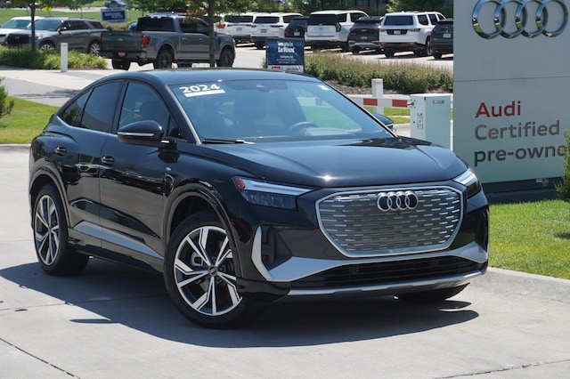 Certified 2024 Audi Q4 Sportback e-tron Premium Plus with VIN WA13UBFZ2RP083674 for sale in Omaha, NE