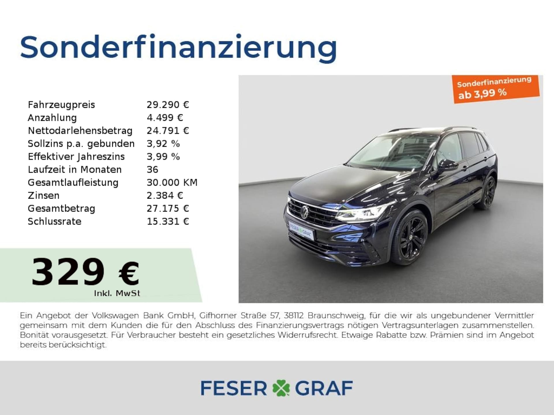 Volkswagen Tiguan — Volkswagen Tiguan Tiguan R-Line 1.5 TSI DSG Pano RFK Matrix Navi