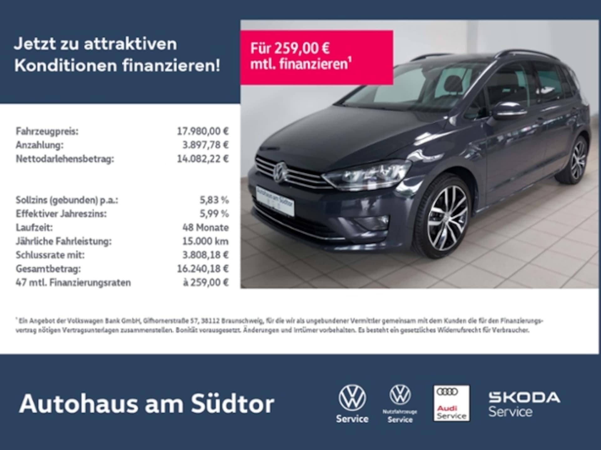 Volkswagen Golf Sportsvan SOUND