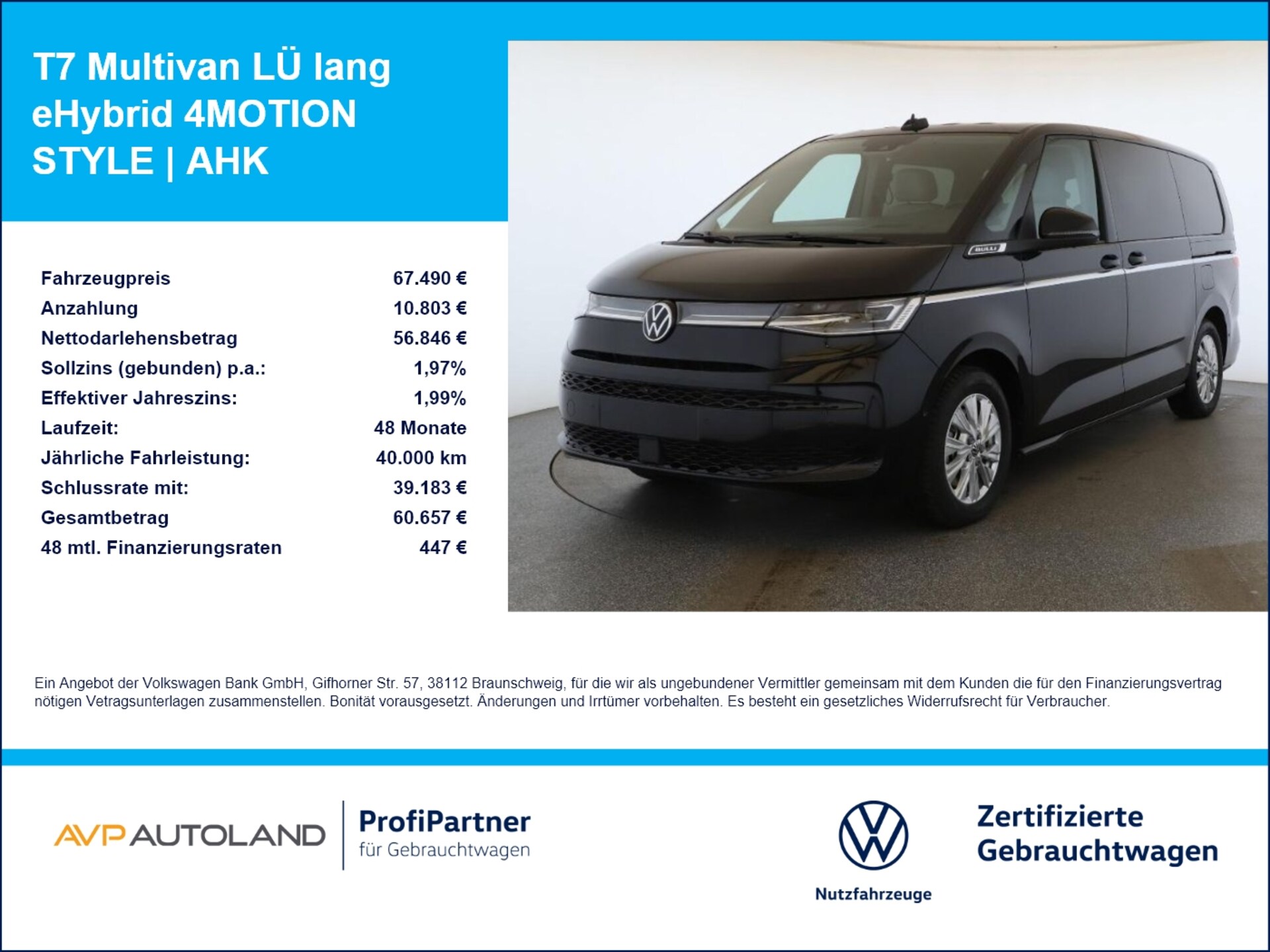 Volkswagen Multivan Langversion Style
