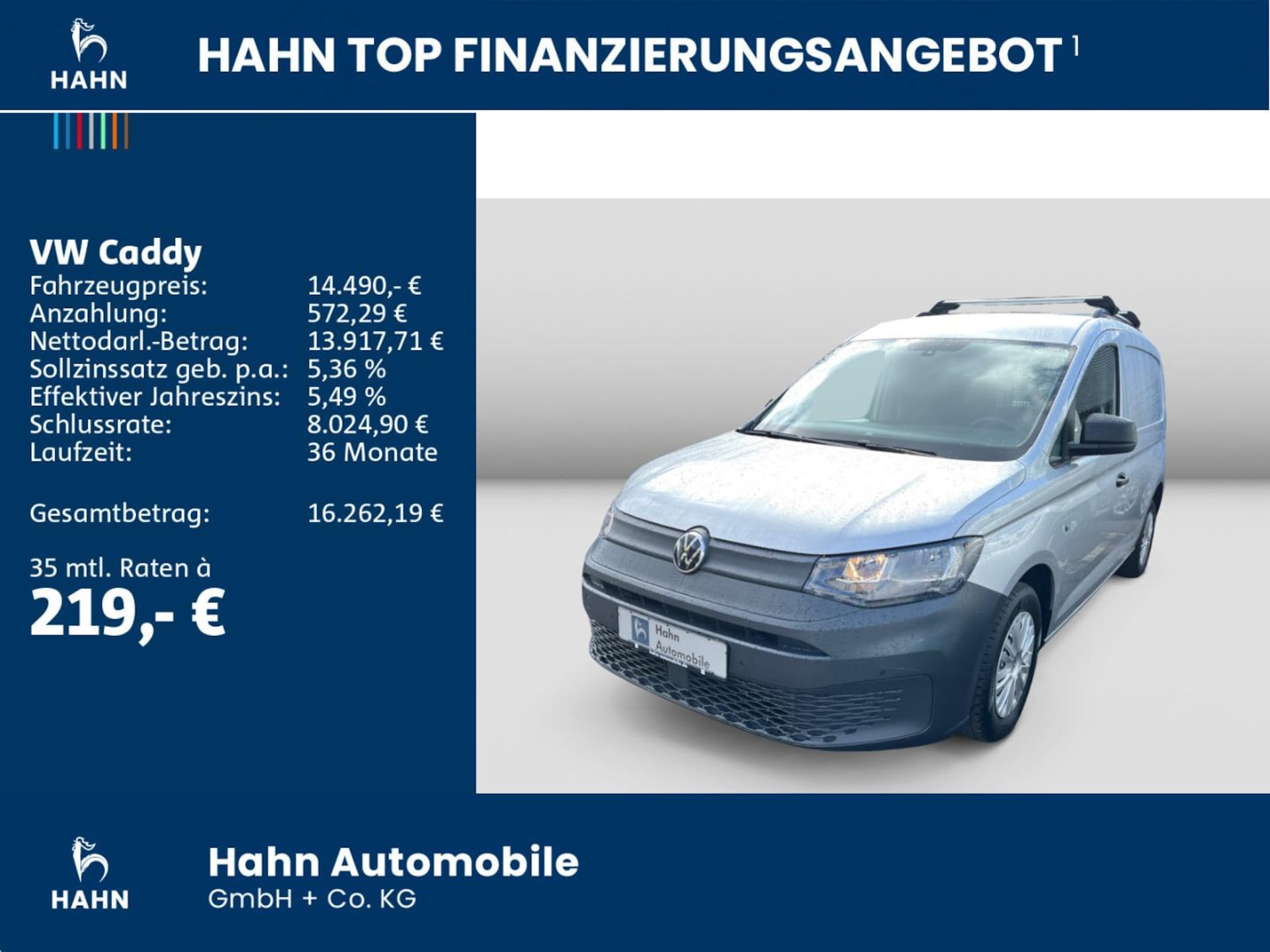 Volkswagen Caddy Cargo EcoProfi