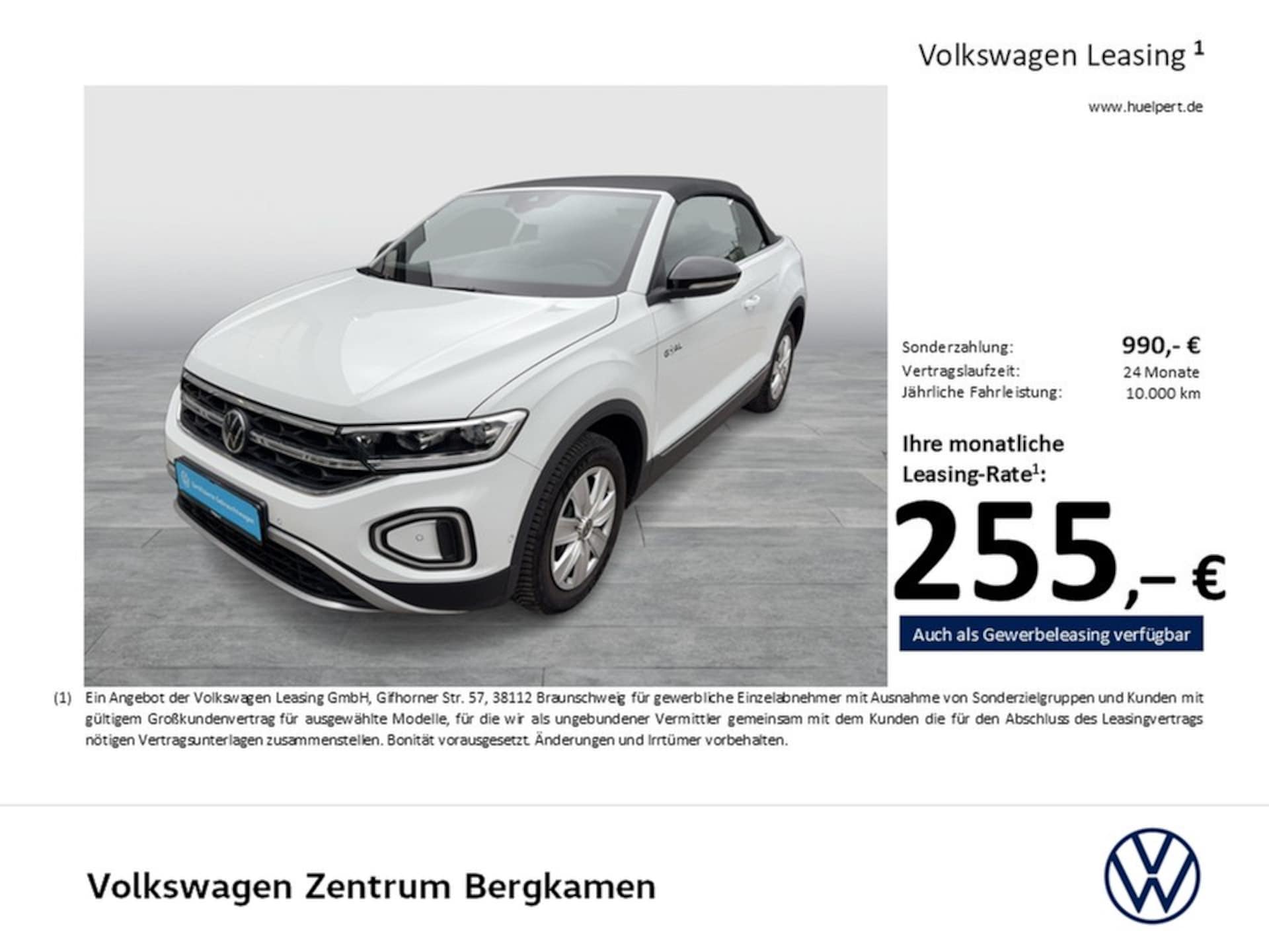 Volkswagen T-Roc Cabriolet Style
