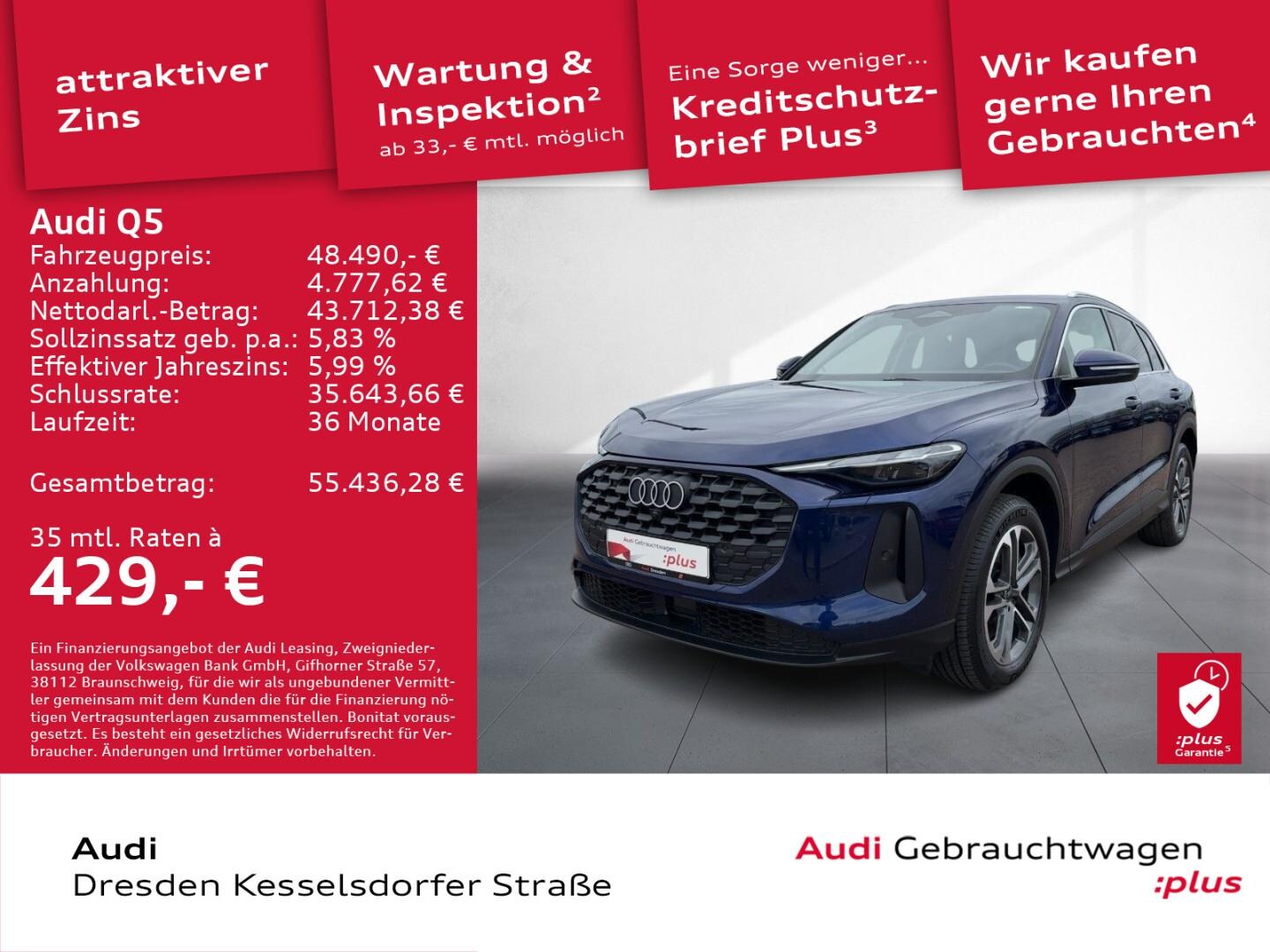 Bild über Audi Q5 SUV TDI quattro 150 kW S tronic - für weitere Informationen kontaktieren Sie den Audi Partner