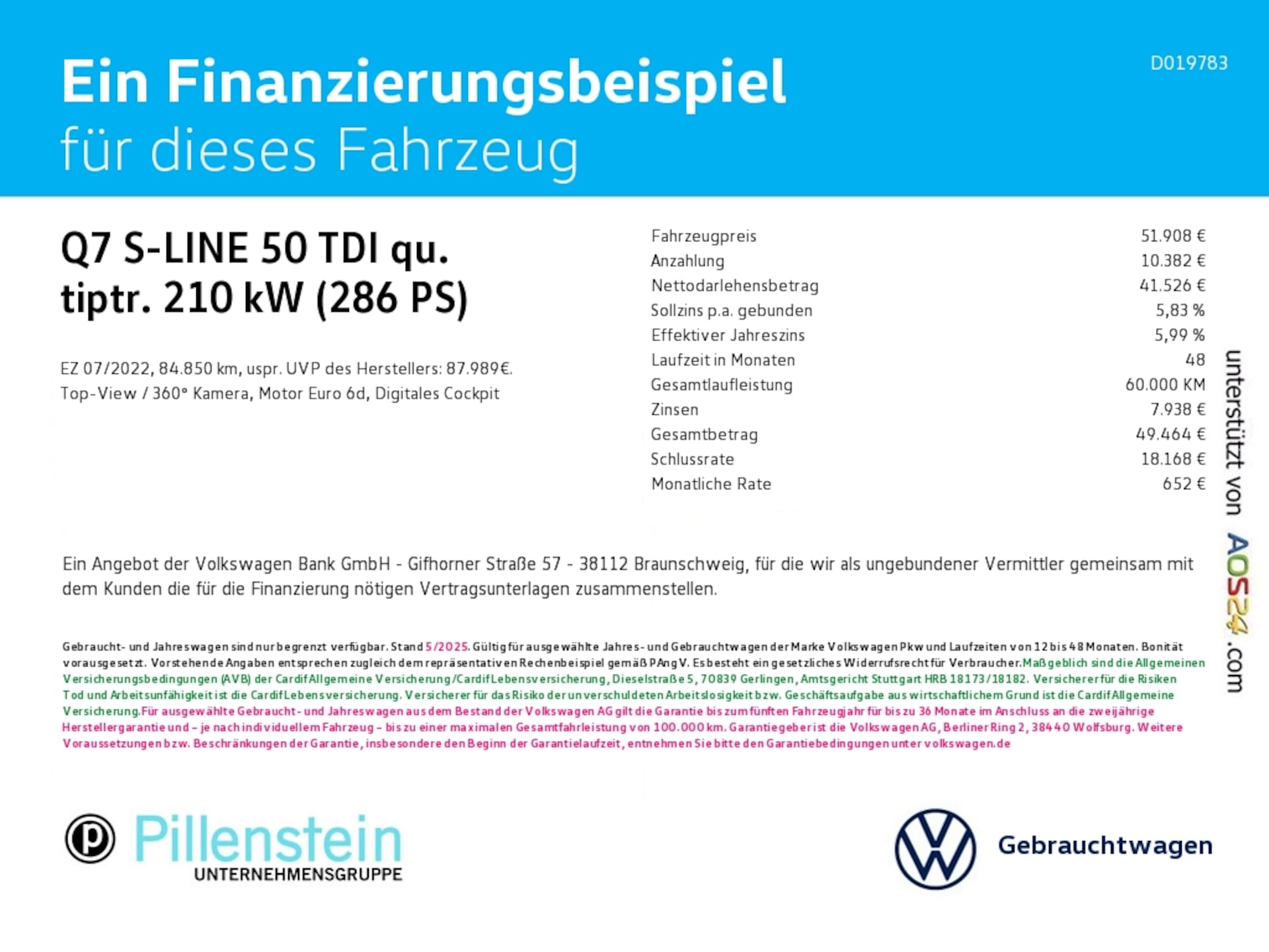 Audi Q7 SUV S line
