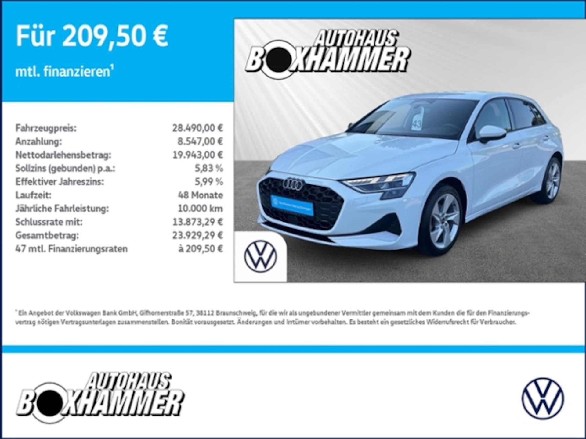 Audi A3 Sportback Advanced