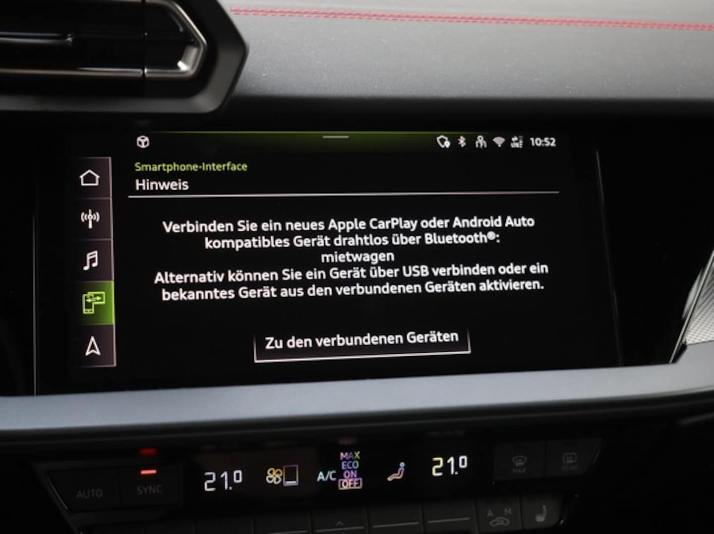 Bild über Audi A3 Sportback S line 35 TFSI S tronic - für weitere Informationen kontaktieren Sie den Audi Partner