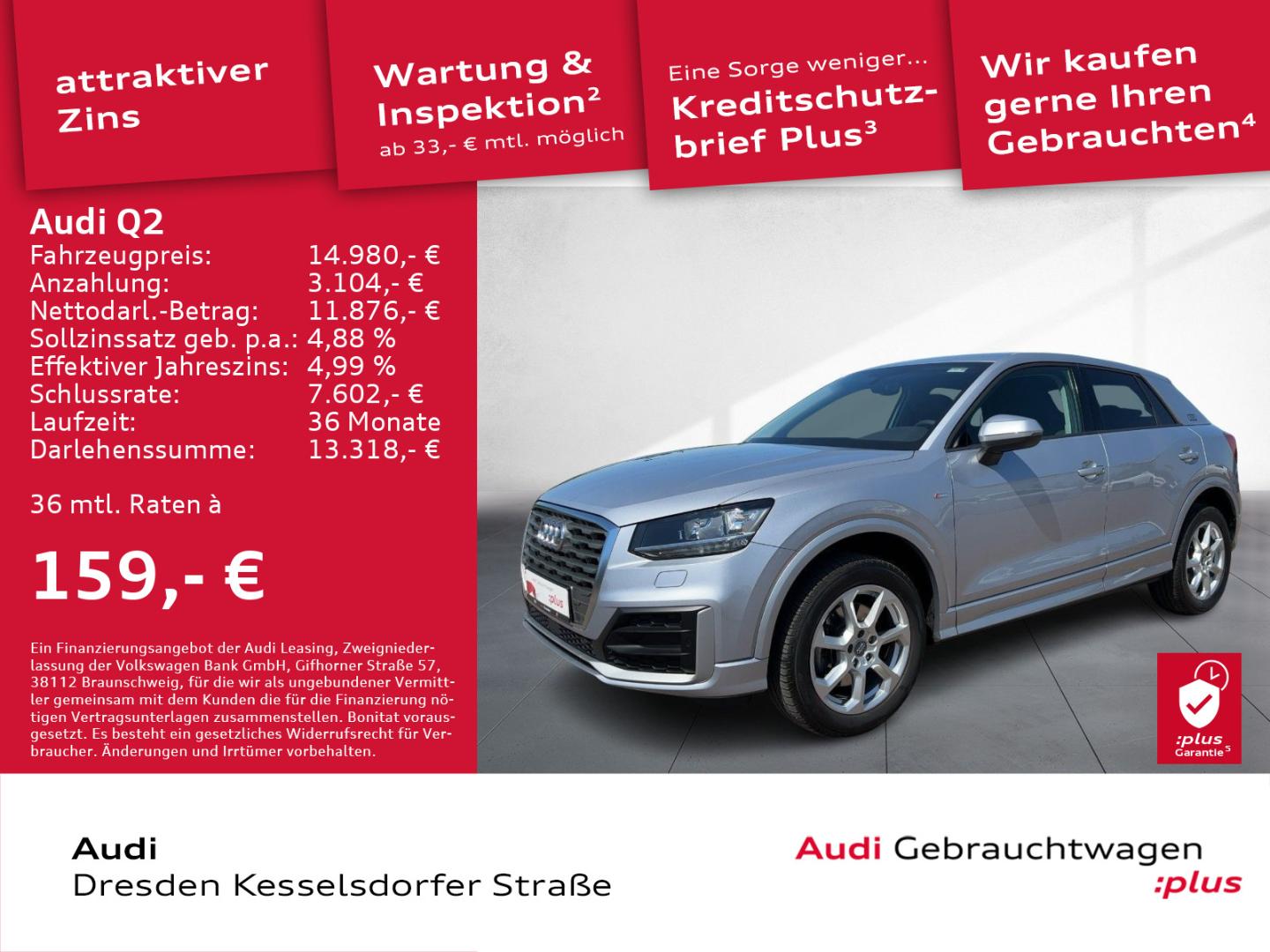 Image about Audi Q2 1.4 TFSI cylinder on demand 6-Gang