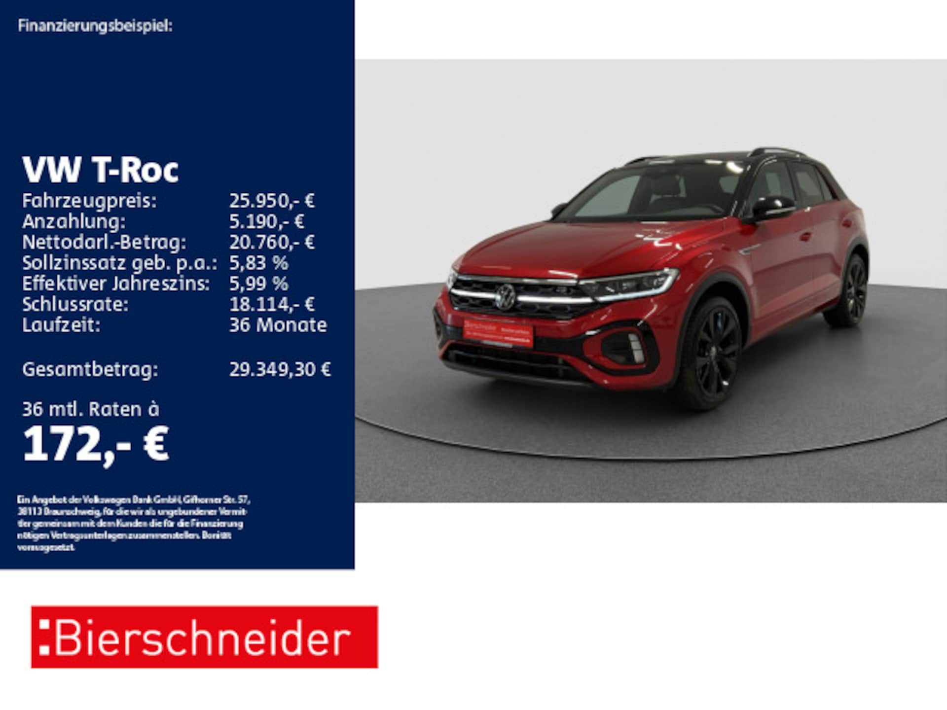 Volkswagen T-Roc R-Line