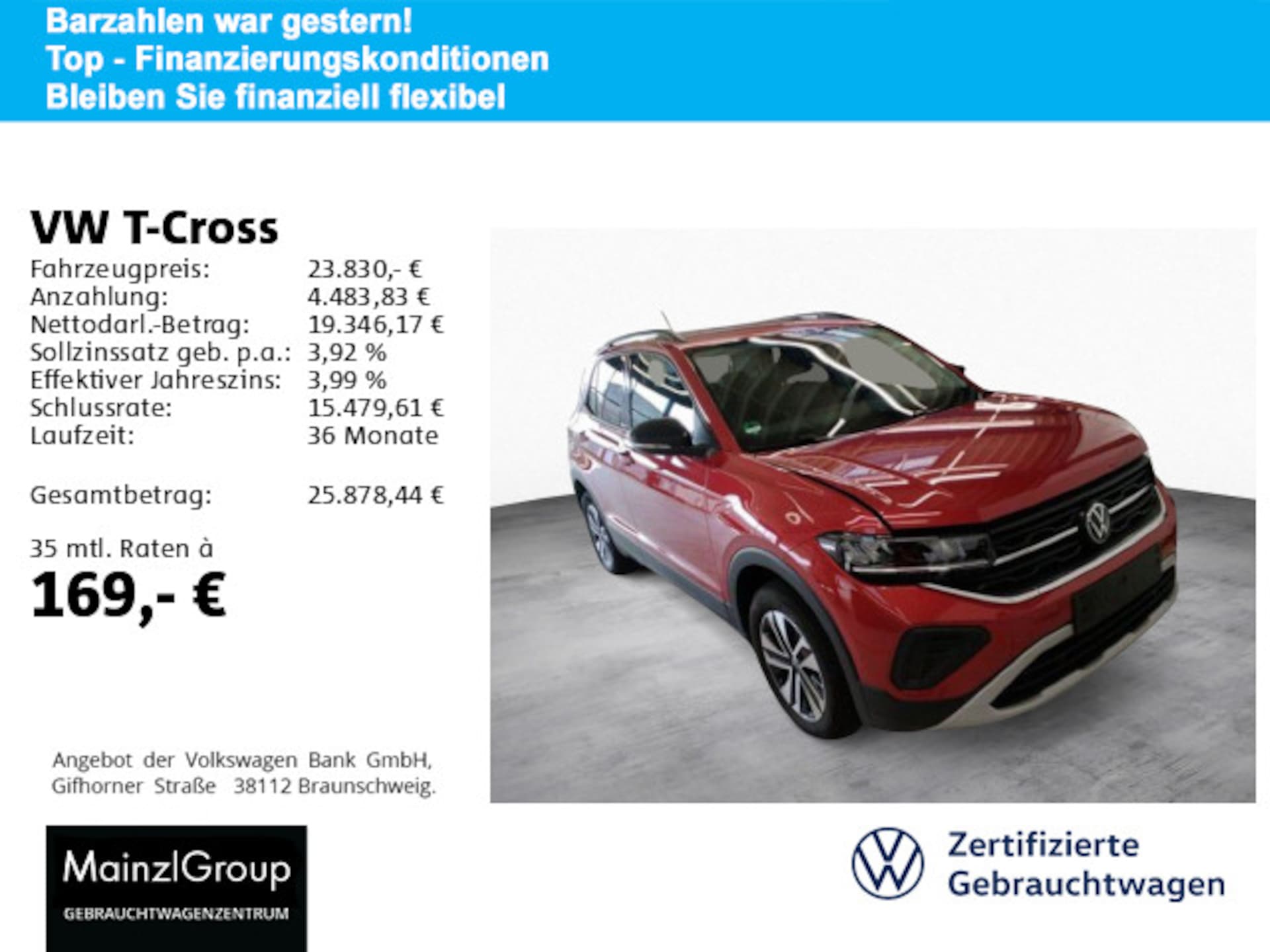 Volkswagen T-Cross ENERGY