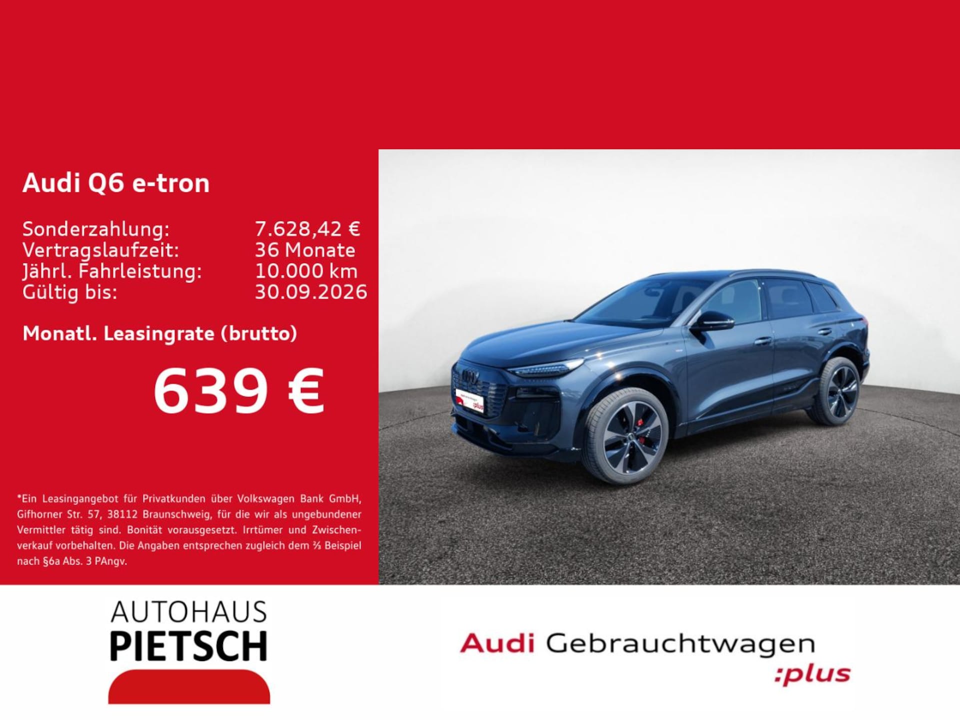 Audi Q6 SUV e-tron