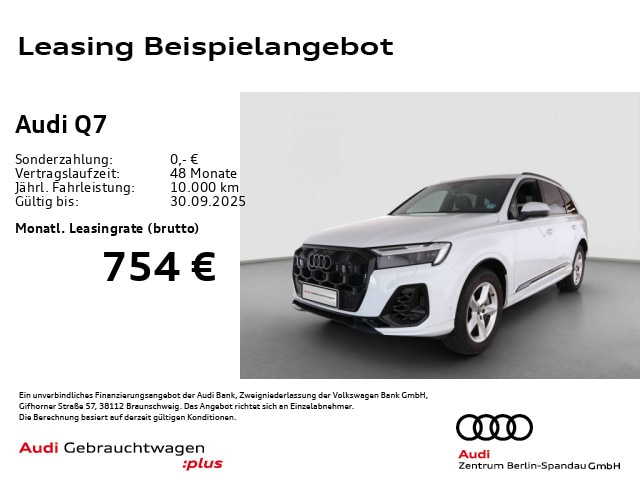 Image about Audi Q7 SUV TFSI e S line 55 TFSI e quattro tiptronic