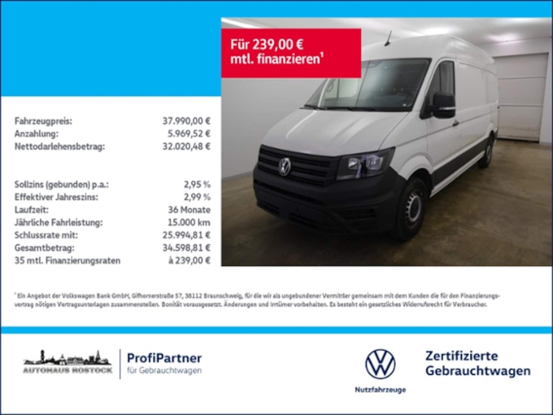 Volkswagen Crafter Kasten mittlerer Radstand