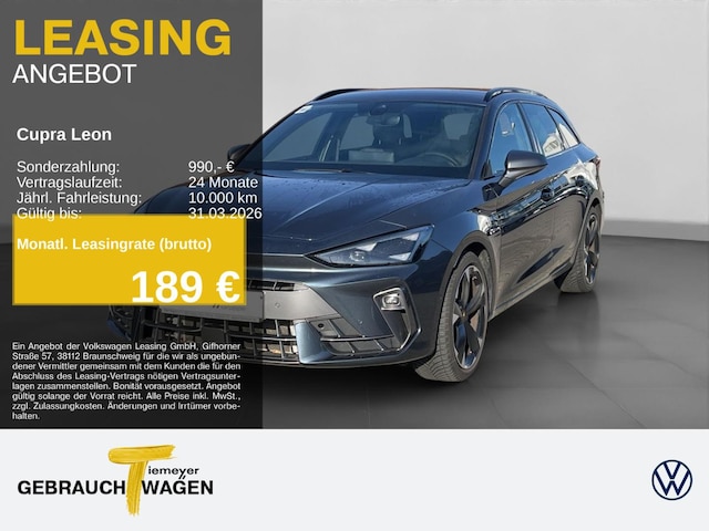 CUPRA Leon Sportstourer 1.5 eTSI DSG SIDE-ASSIST SUPERSPORT eKLAPPE KAMERA (SR060989)