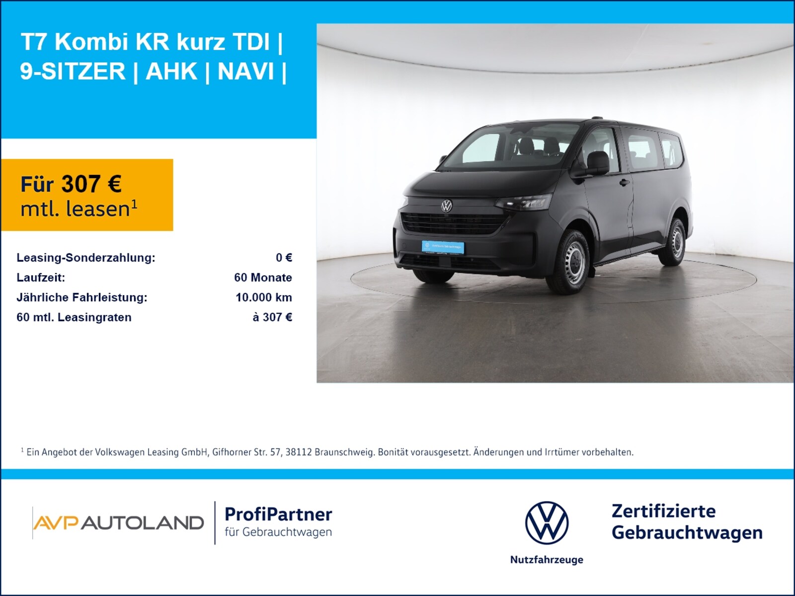 Volkswagen Transporter Kombi kurzer Radstand