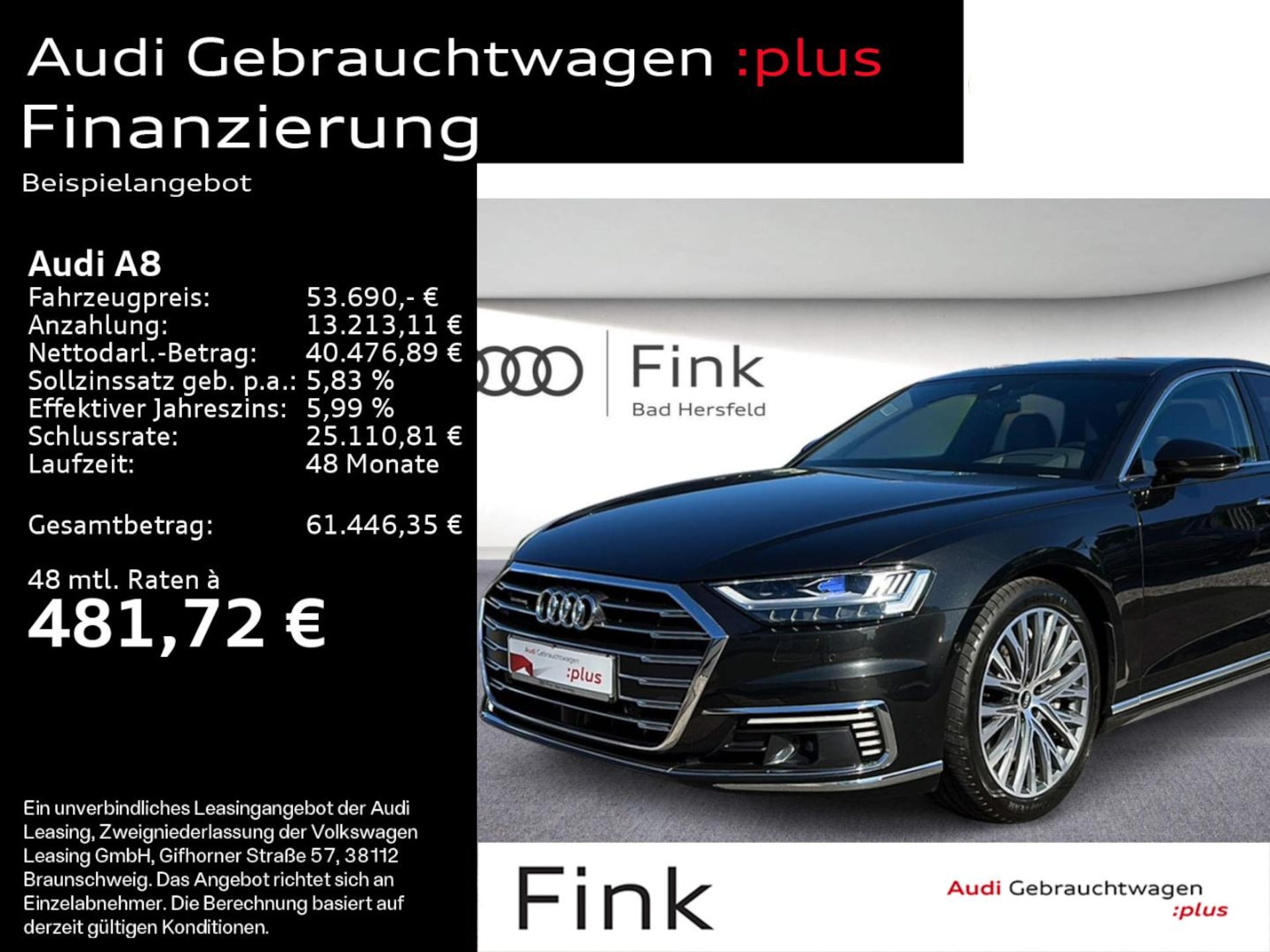 Audi A8 TFSI e