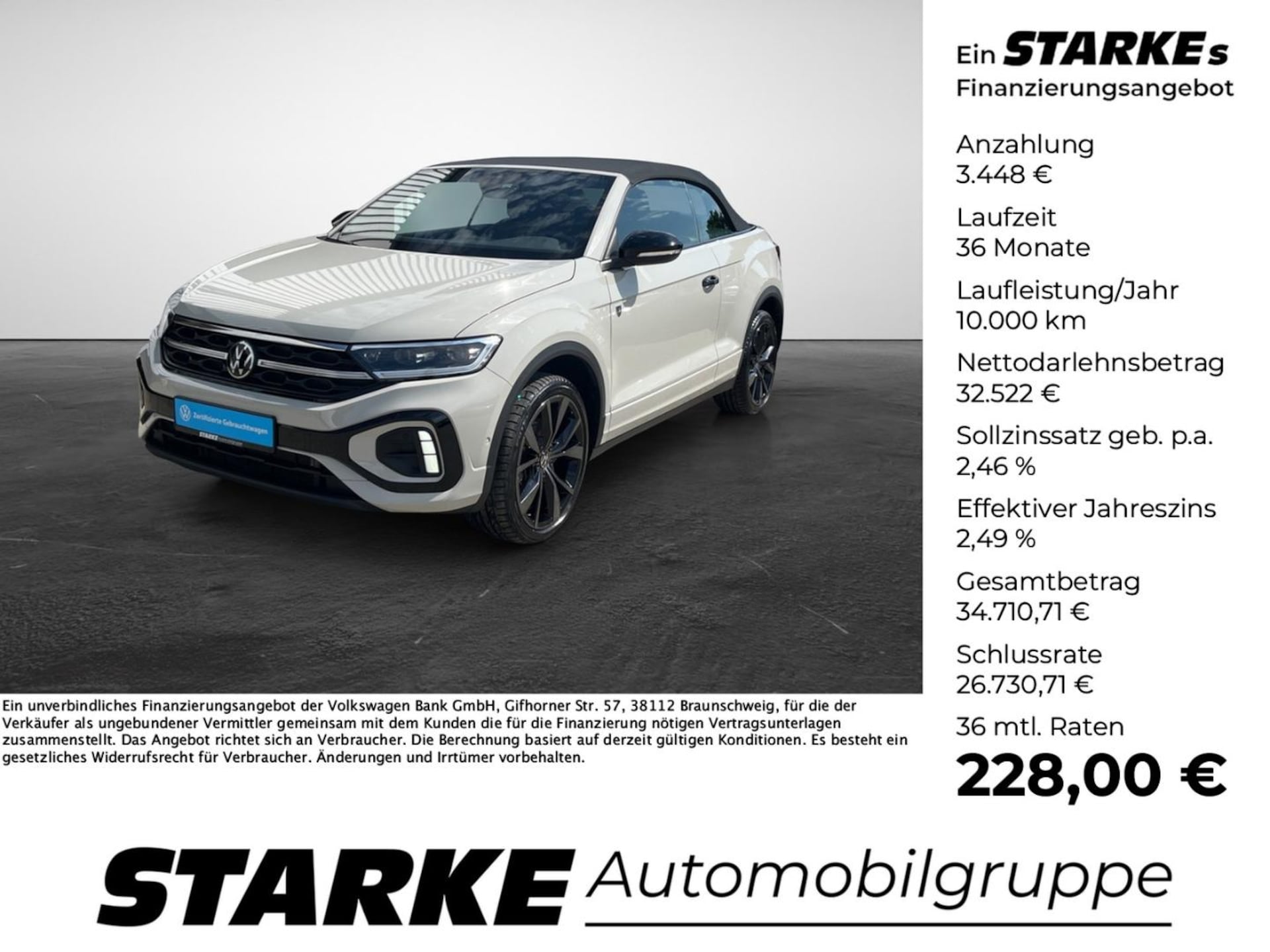 Volkswagen T-Roc Cabriolet R-Line