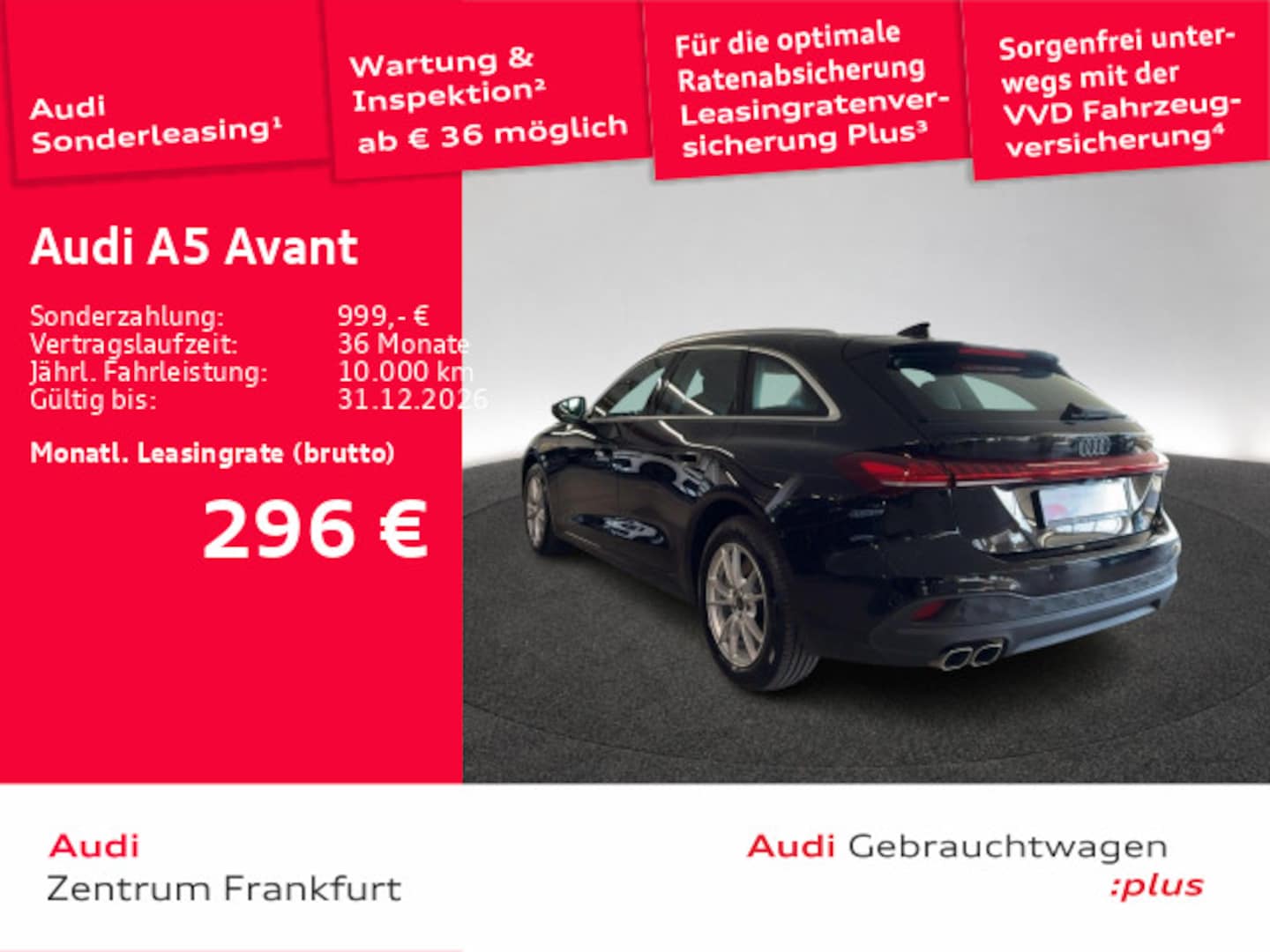 Bild über Audi A5 Avant TDI 150 kW S tronic - für weitere Informationen kontaktieren Sie den Audi Partner