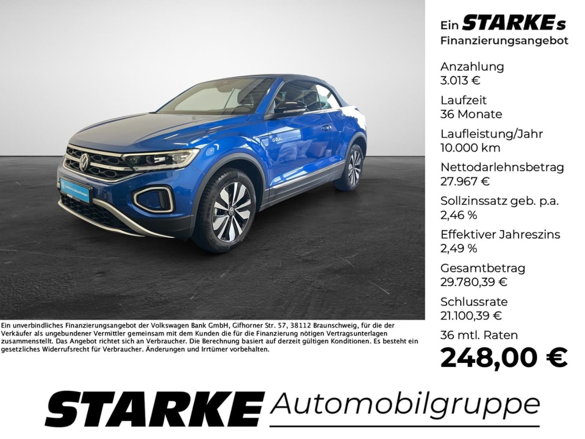 Volkswagen T-Roc Cabriolet Style