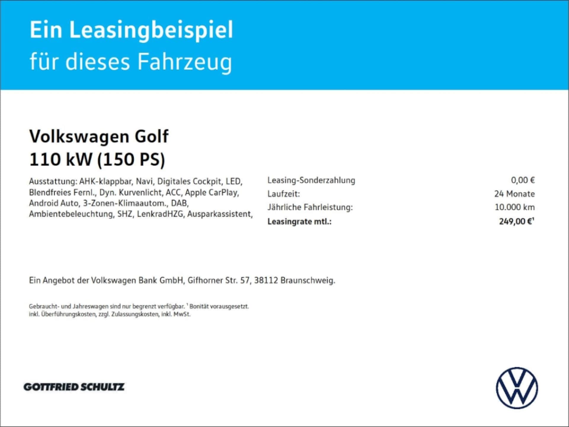 Volkswagen Golf Life