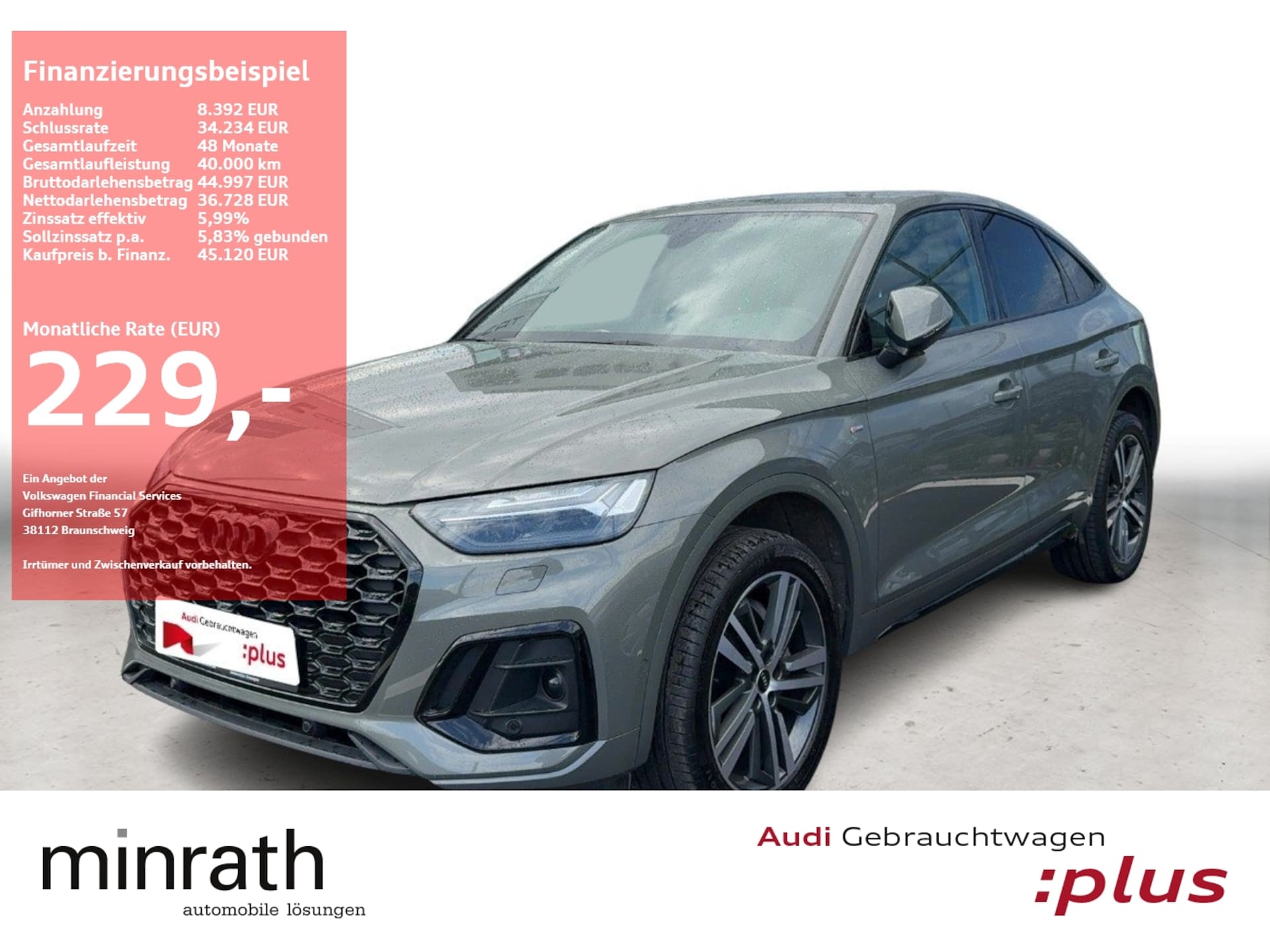 Audi Q5 Sportback S line