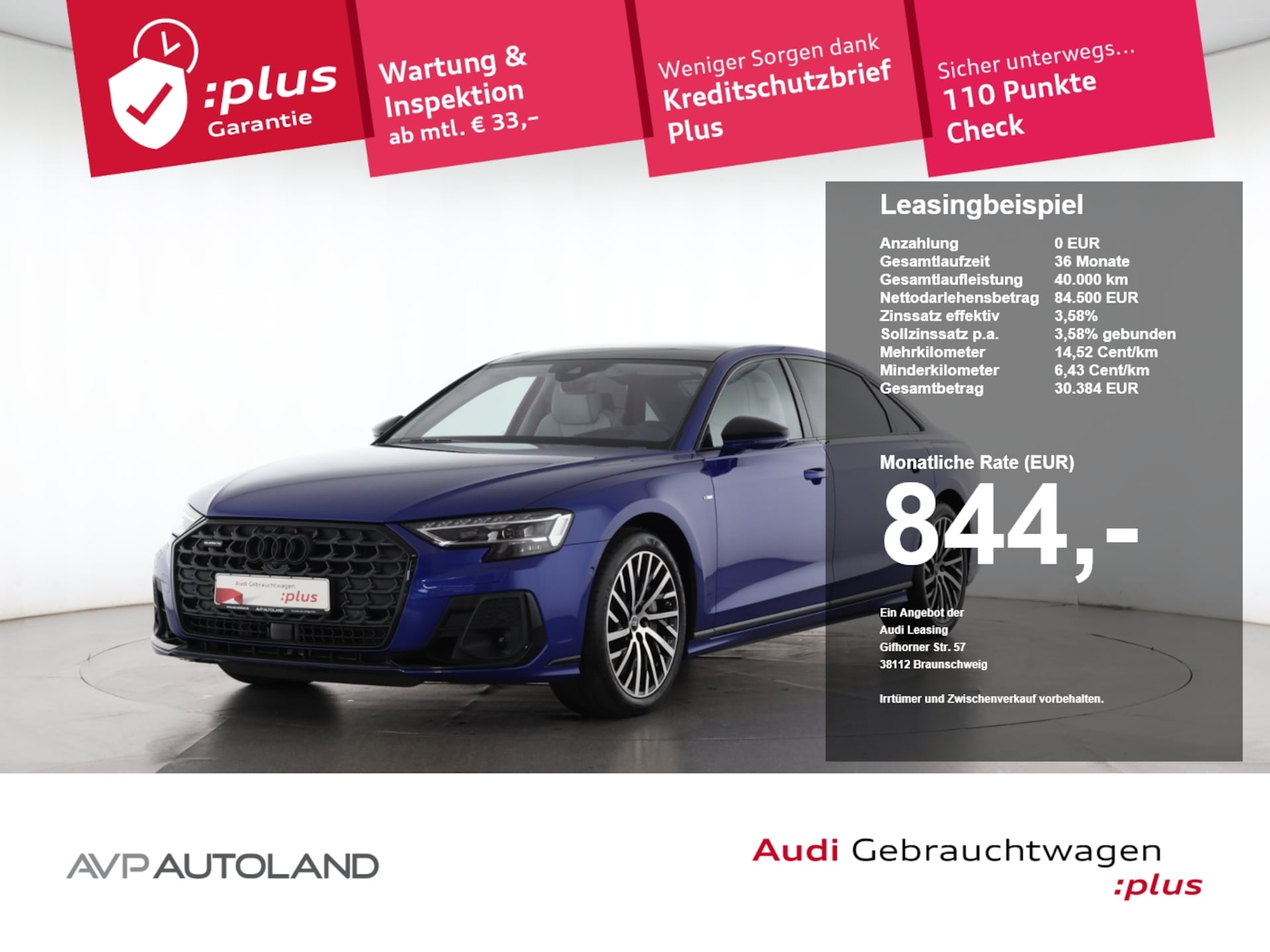 Audi A8 L TFSI e