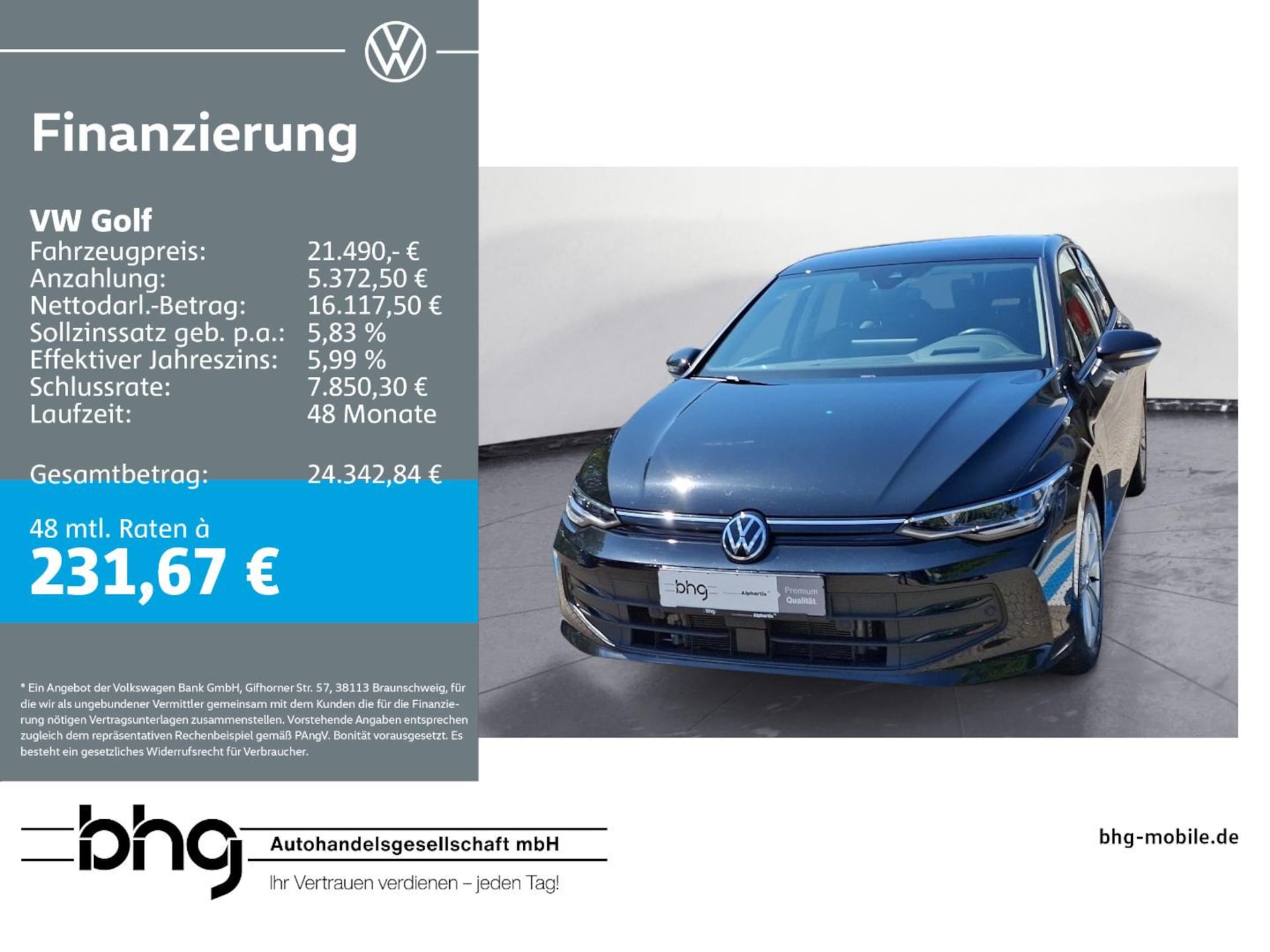Volkswagen Golf Life