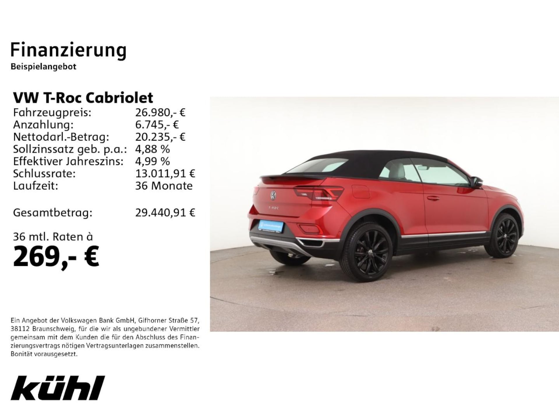 Volkswagen T-Roc Cabriolet Style