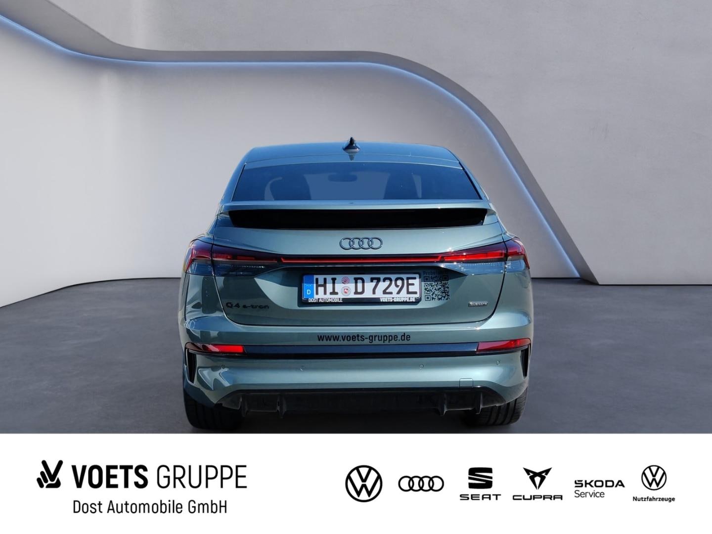 Bild über Audi Q4 Sportback e-tron e-tron quattro performance 250 kW - für weitere Informationen kontaktieren Sie den Audi Partner
