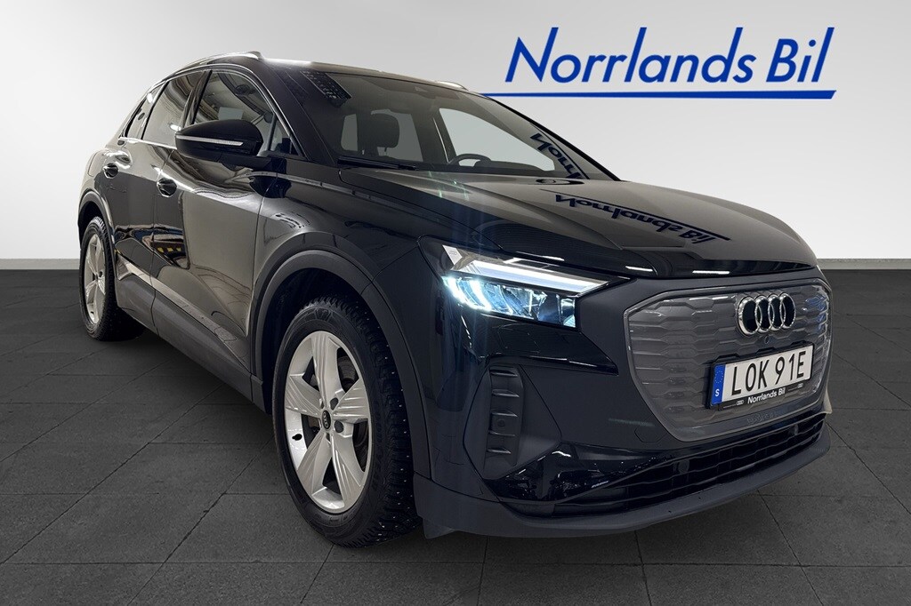 Bild som visar&nbsp;Audi Q4 e-tron&nbsp;Q4 45 e-tron quattro Proline 195,00 kW - för mer information kontakta din Audi Partner