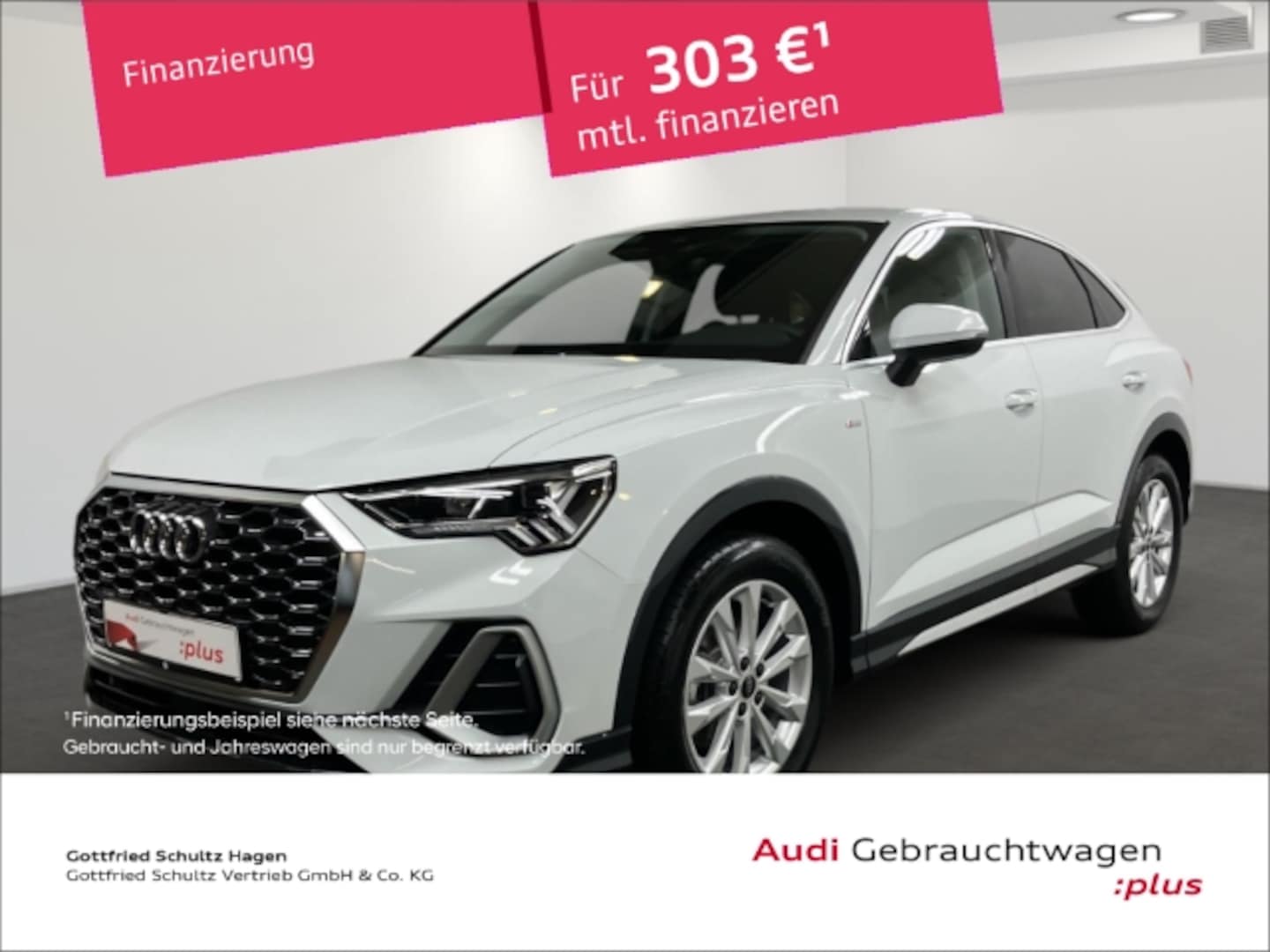 Bild über Audi Q3 Sportback TFSI 110 kW S tronic - für weitere Informationen kontaktieren Sie den Audi Partner