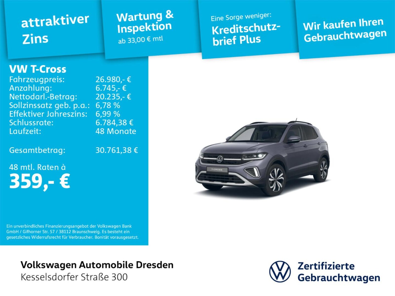 Volkswagen T-Cross – Bild 2