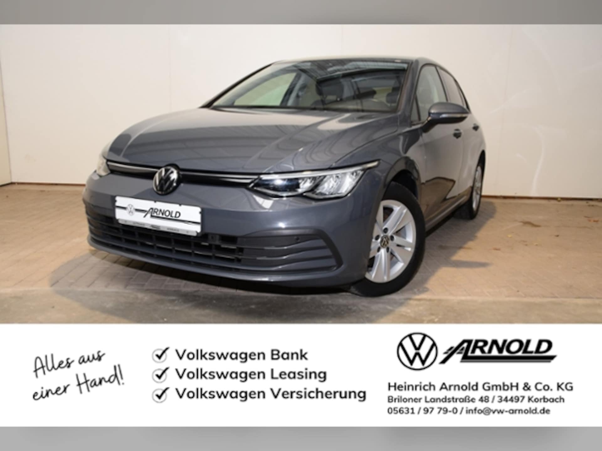 Volkswagen Golf — Volkswagen Golf VIII TSI AHK - Navi - RearView