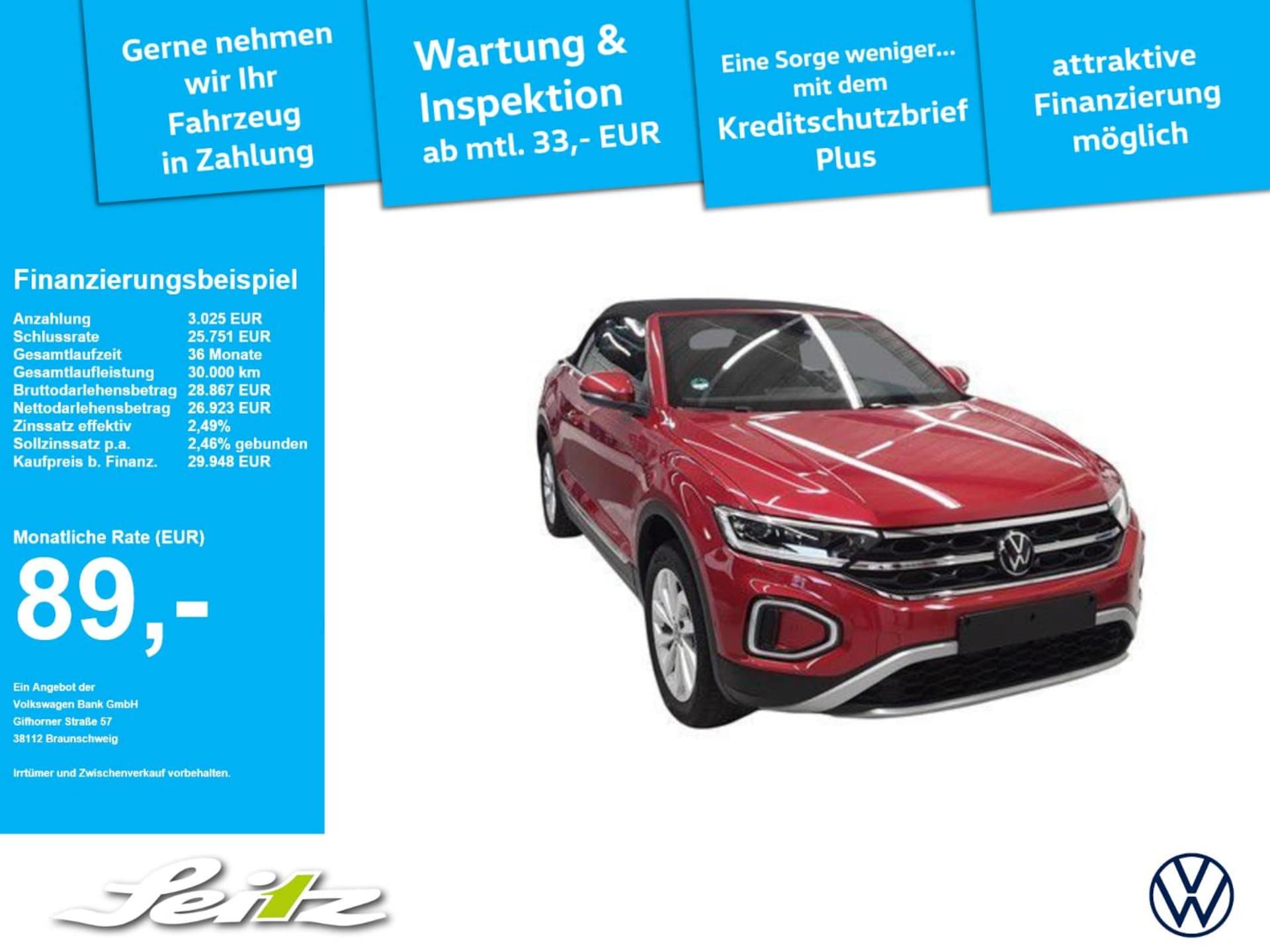 Volkswagen T-Roc Cabriolet Style