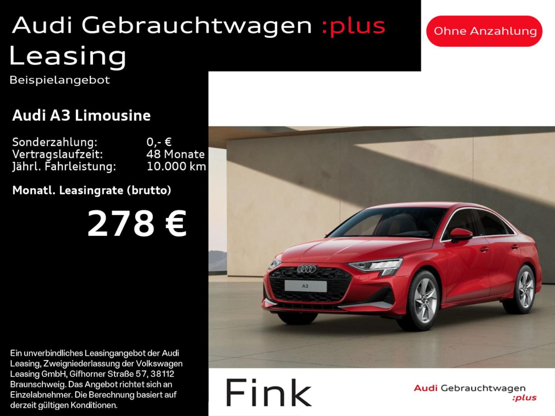 Audi A3 Limousine advanced