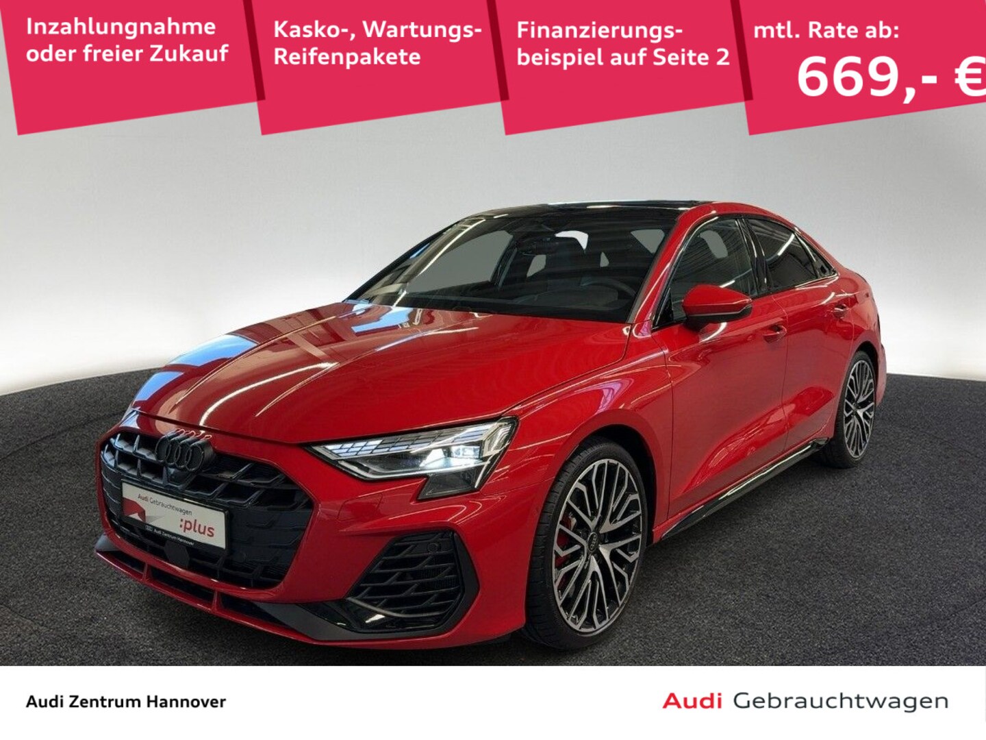 Bild über Audi S3 Limousine TFSI quattro S tronic - für weitere Informationen kontaktieren Sie den Audi Partner