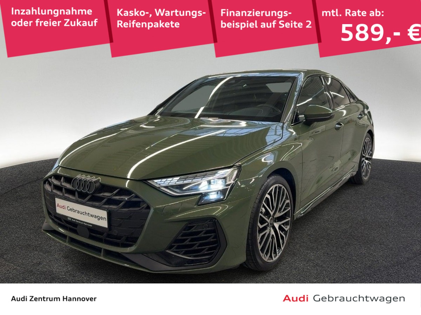 Bild über Audi S3 Limousine TFSI quattro S tronic - für weitere Informationen kontaktieren Sie den Audi Partner