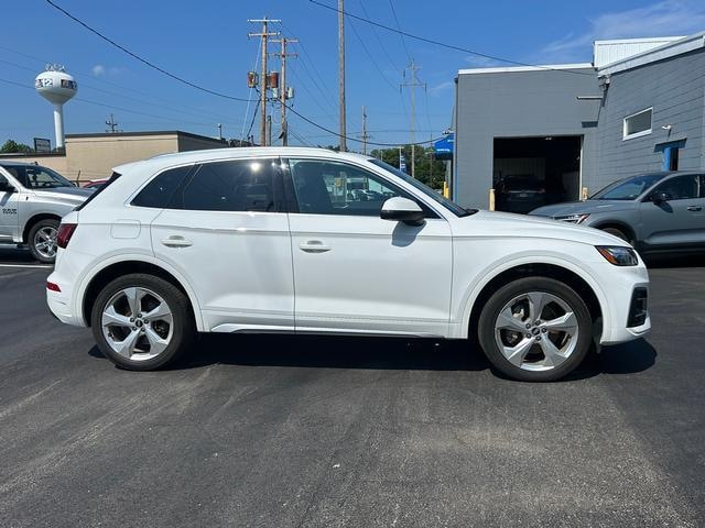 Used 2021 Audi Q5 Premium Plus with VIN WA1BAAFY2M2129693 for sale in Erie, PA