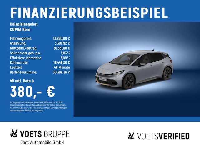 CUPRA Born Edition Dynamic NAVI+PDC+SHZ (1576)