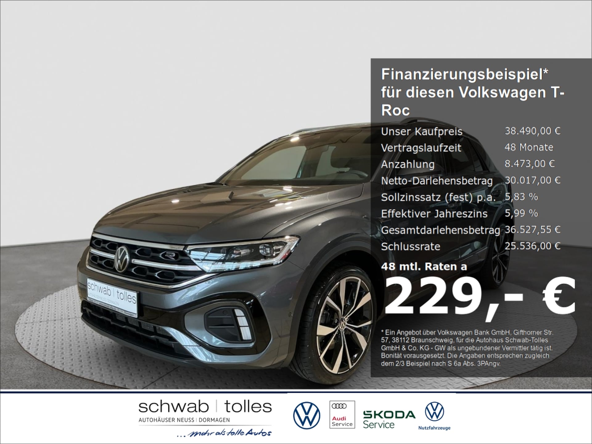 Volkswagen T-Roc — Volkswagen T-Roc 2.0 TSI 7-DSG 4-Motion R-line AHK IQLIGHT