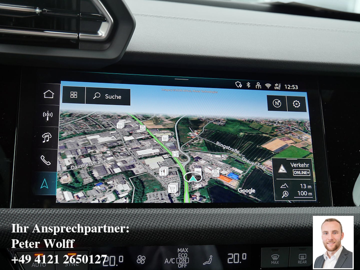 Bild über Audi A3 Sportback TDI S tronic - für weitere Informationen kontaktieren Sie den Audi Partner