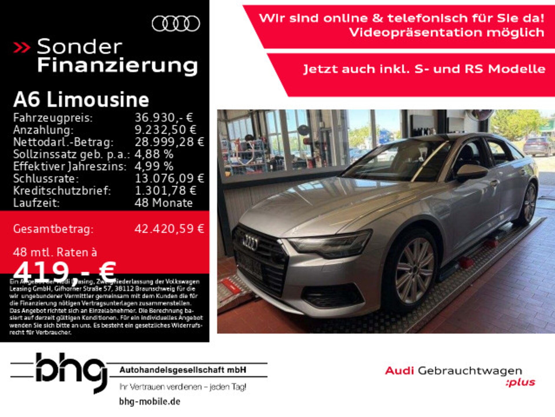 Audi A6 Limousine advanced